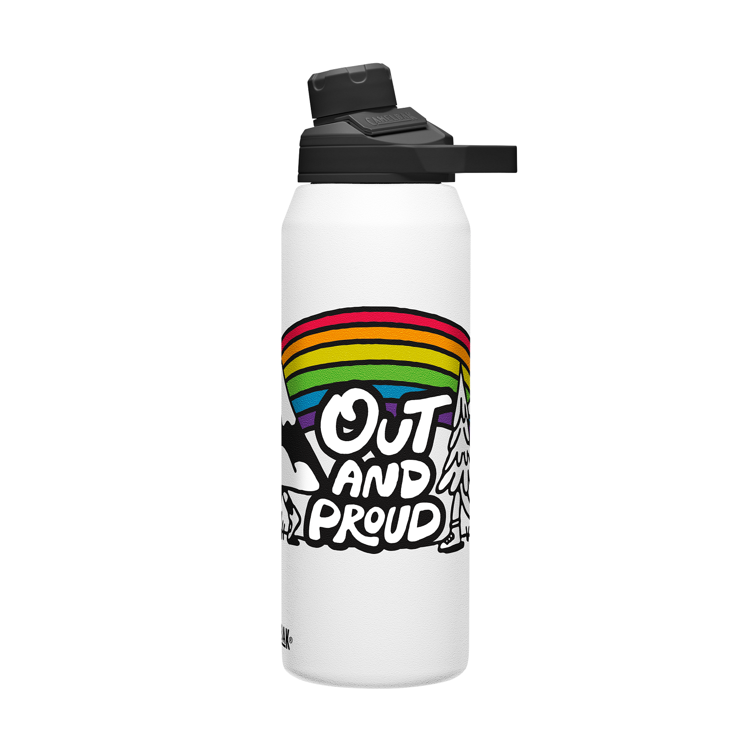 chute-mag-32-oz-water-bottle-insulated-stainless-steel-plus-cleanup-kit-pride-collection-limited-edition-o2 xhvxlhasbo